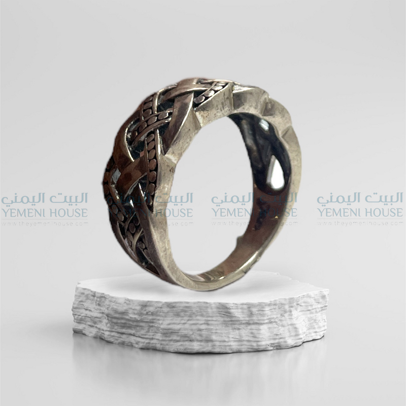 خاتم فضه اصلي مقاس  11