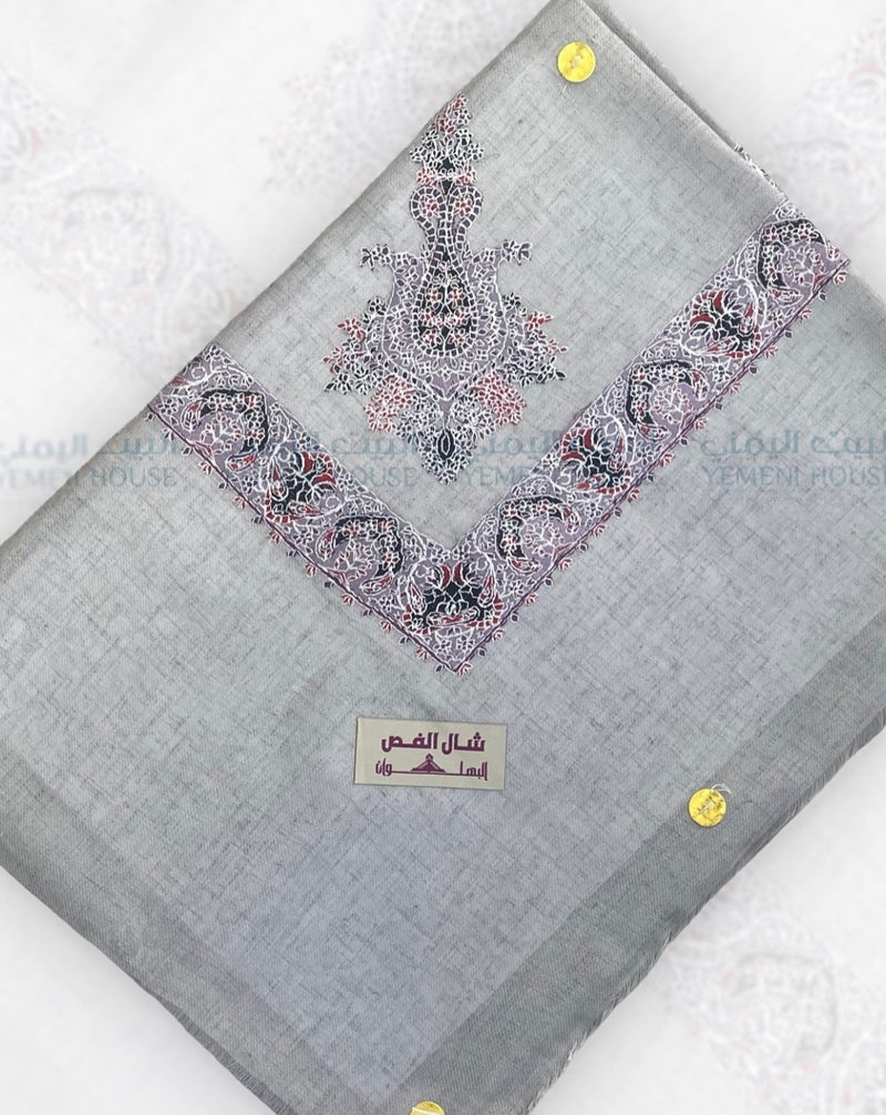 ⁨⁨Luxury Yemeni Shal ⁨⁨⁨⁨⁨⁨⁨⁨شال الفص البهلوان يمني فاخر⁩⁩