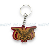ميدالية مفتاح الطير اليمني خشبي