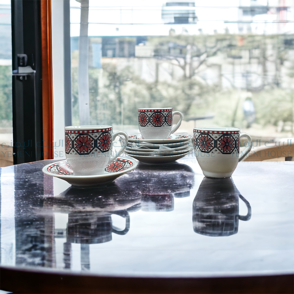 Arabian Tea Cups Set طقم فناجين القهوة عربي