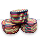 Yemeni Handmade Straw Basket (Medium) سلة قش عمل يد