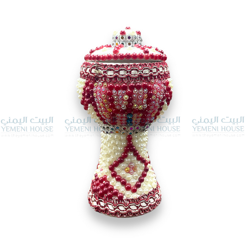 مبخرة يمنية مطرزة Yemeni Beaded Mabkhara