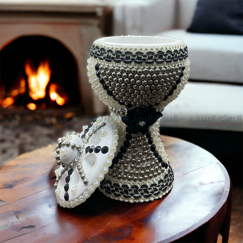 مبخرة يمنية مطرزة Yemeni Beaded Mabkhara