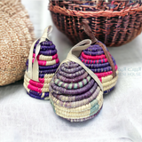 سله قش عمل يد صغيرة جداً Yemeni Mini Baskets Handwoven