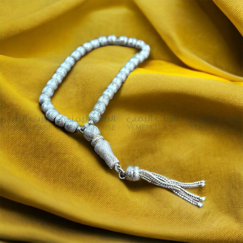 مسبحة فضه خالص