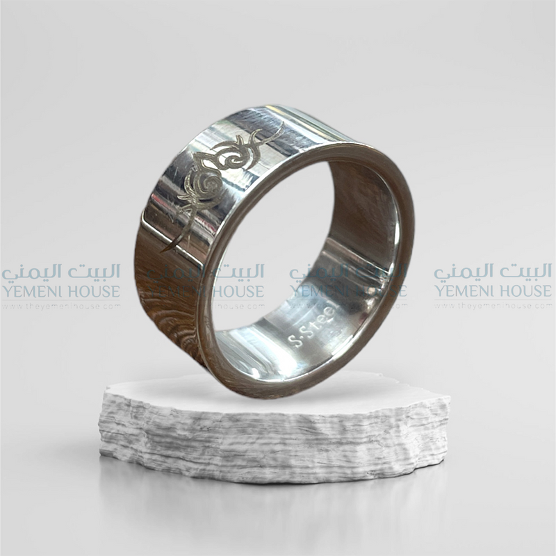 خاتم دبلة ستينلس ستيل مقاس 5