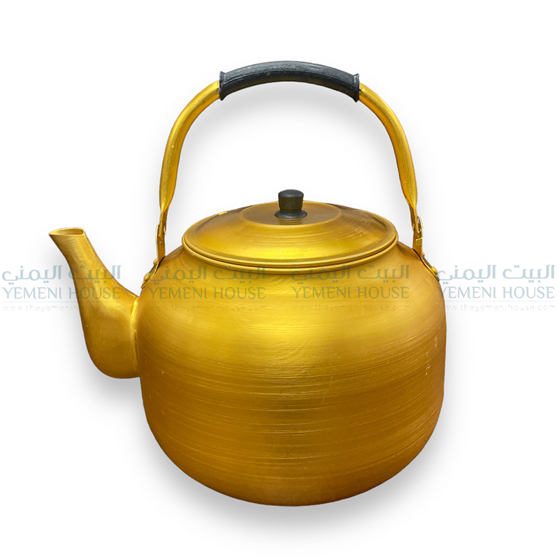 Golden Teapot إبريق شاي الذهبي الحجم الكبير ⁩