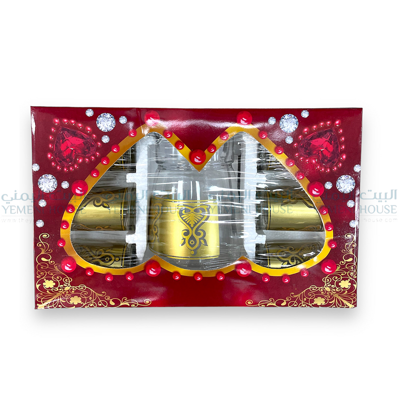 طقم عصير مع الجيك من اليمن Glass & Pitcher Set