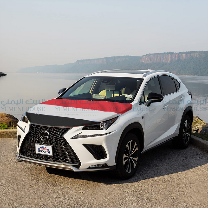 Yemeni Car Hood Cover غطاء سيارة علم اليمن