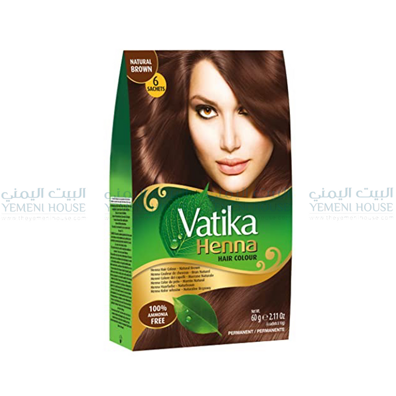 ⁨حناء فاتيكا بني طبيعي Vatika Henna