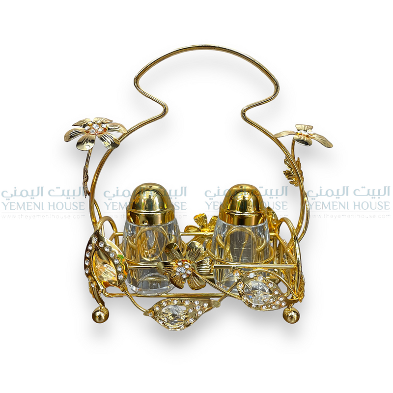 ⁨طقم ملاحات ذهبي⁩ Golden Shaker Set
