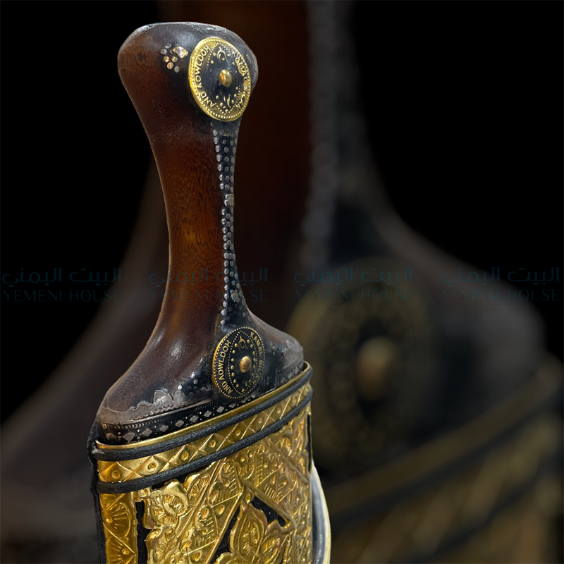 جمبية رجالي ذهبي فاخرة