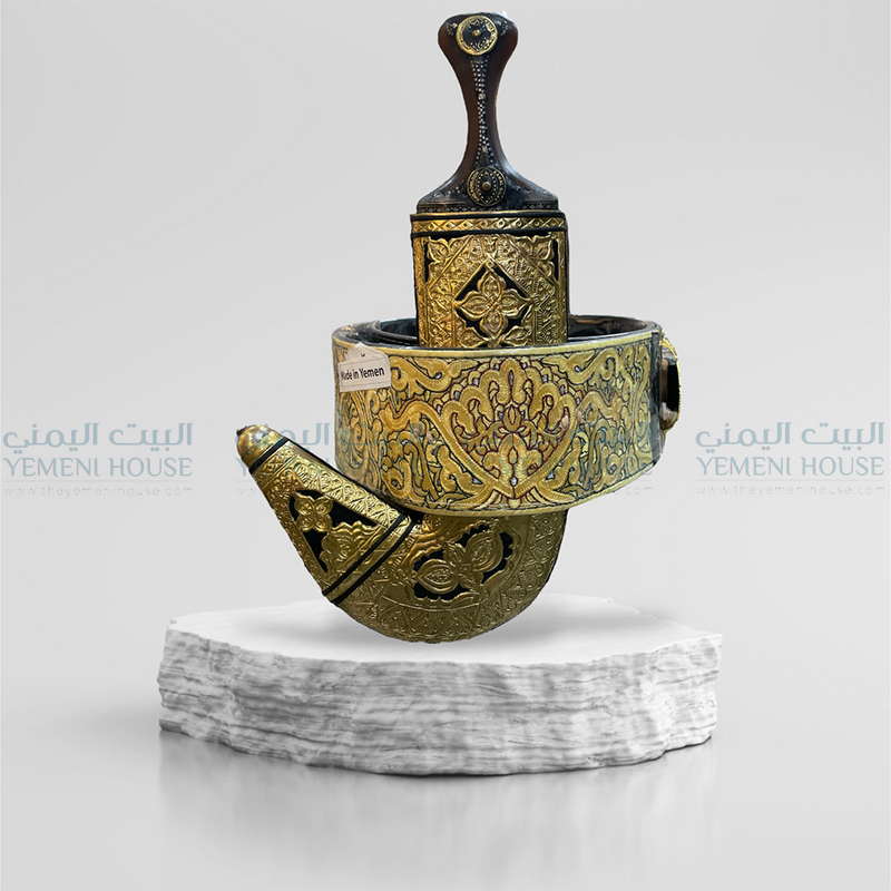 جمبية رجالي ذهبي فاخرة