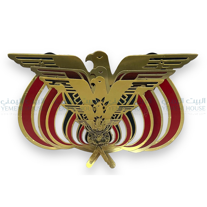 لوحة الطير اليمني للسيارة(مقاسات مختلفة) Yemeni Eagle Car Plate