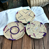 اطباق عزف حجم كبير من اليمنYemeni Handmade Flat Basket