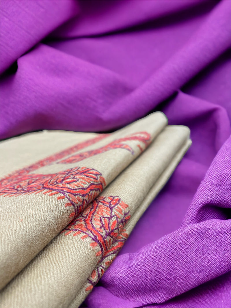 Premium Quality Turma Kashmiri Shal ⁨⁨شال صوف كشميري ترمه درجة أولى⁩⁩⁩⁩⁩