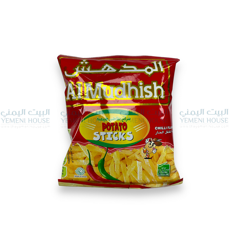 شرايح بطاطس المدهش طبيعية بالفلفل الحار Almudhish Potato Sticks