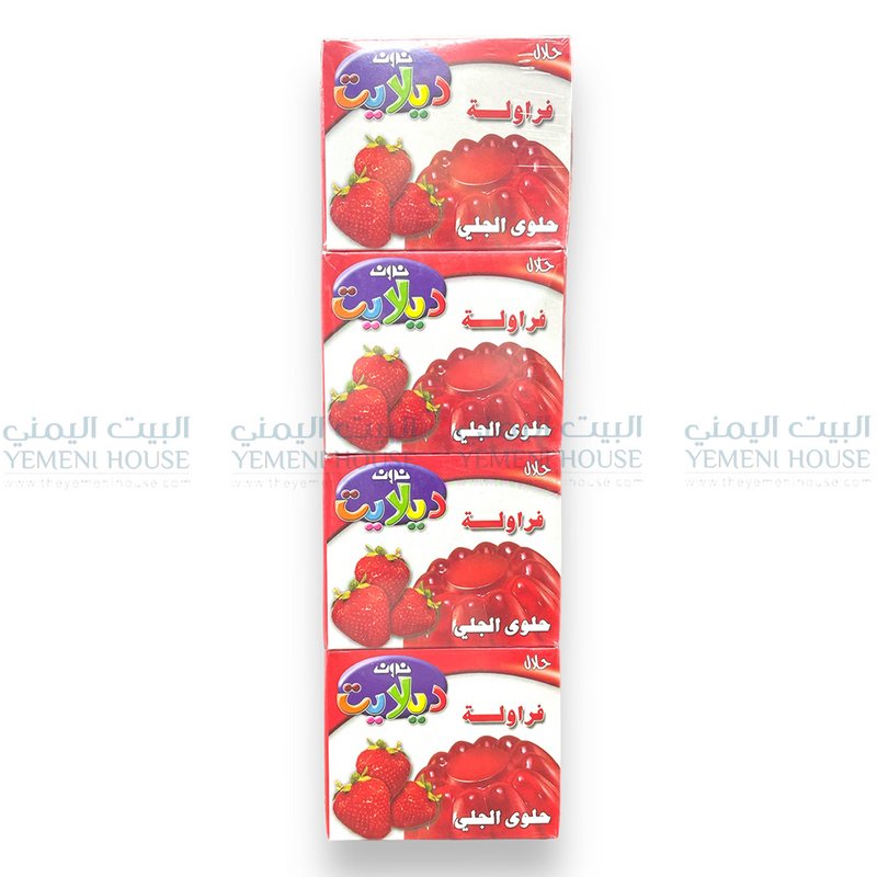 Strawberry Jelly Full Box جيلي بطعم الفراولة درزن كامل