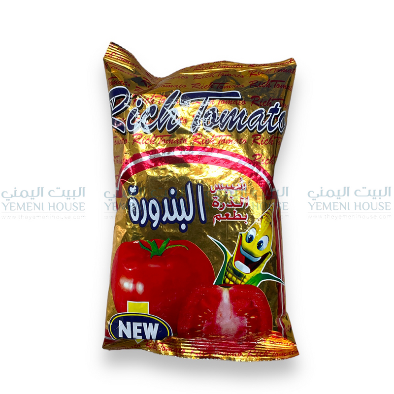 Rich Tomatos Puffs (البندوره) بفك الذره بطعم الطماطم الحجم الكبير
