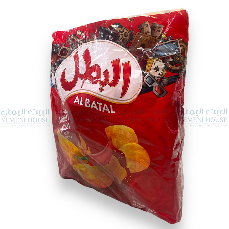 Al-Batal Chips Hot Pepper Flavor ⁨بطاطس البطل بالفلفل الحار⁩