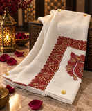 شال صوف كشميري باشمينا درجه اولى  premium quality Kashmiri shawl pashmina