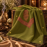 شال صوف كشميري باشمينا درجة أولى Premium Quality Pashmina Kashmiri Shal