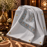 شال صوف كشميري باشمينا درجة أولى Premium Quality Pashmina Kashmiri Shal
