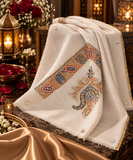شال صوف كشميري باشمينا درجة أولى Premium Quality Pashmina Kashmiri Shal