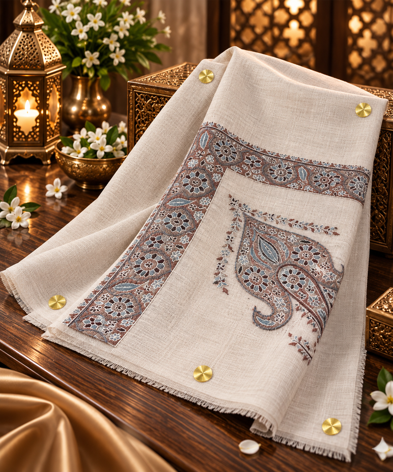 Premium KashmirI shawl pashmina شال صوف كشميري باشمينا درجة أولى