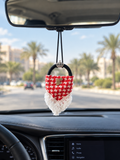 زينة السياره علم اليمن او فلسطين او الاردن
