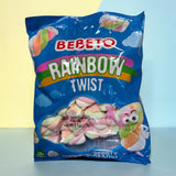 حلال مارشميلو بالفواكه المشكله Rainbow twist marshmallow halal
