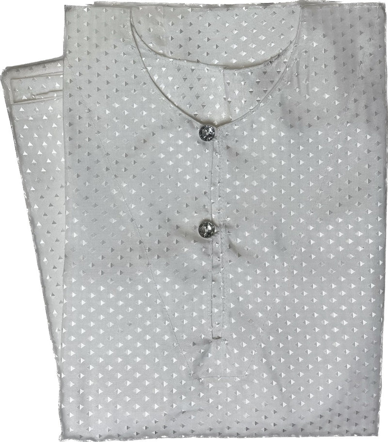 ⁨لبس العرسان اليمني قطعتين لون أبيض ⁩