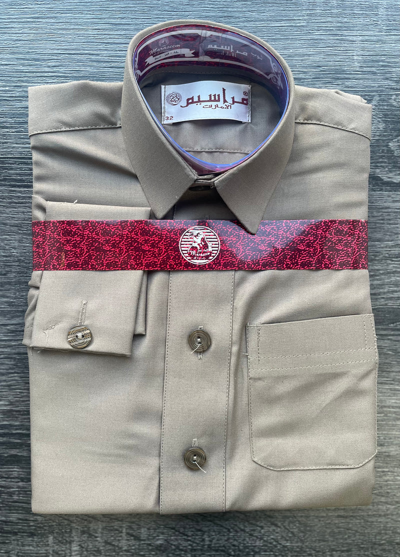 ثوب ولادي بني فاتح (مقاسات مختلفة)