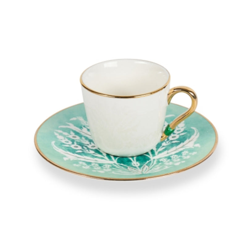 طقم القهوة التركية مع الجزوة زجاج حراري Turkish Coffee Set